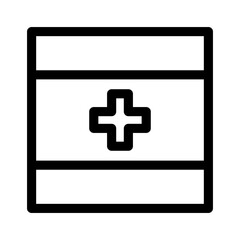 Obraz premium medical icon or logo isolated sign symbol vector illustration - high quality black style vector icons 