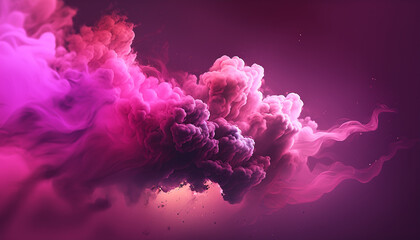 Pink smoke