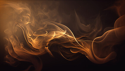 Gold smokey background