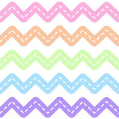 seamless pattern with waves