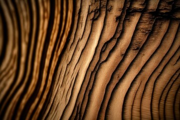 Wood texture macro photography. Generative AI