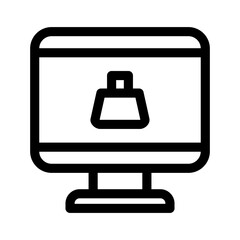 online store icon or logo isolated sign symbol vector illustration - high quality black style vector icons
