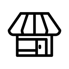 shop icon or logo isolated sign symbol vector illustration - high quality black style vector icons
