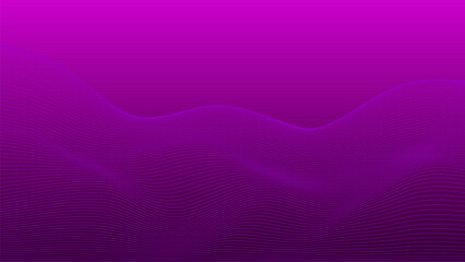 Dark background Pink wave lines Flowing waves Abstract digital equalizer sound wave. Flow. Line Vector illustration for tech futuristic innovation concept Purple Violet background Graphic design Hills