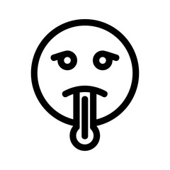 sick icon or logo isolated sign symbol vector illustration - high quality black style vector icons
