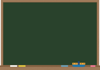 学校の黒板　イラスト素材 © putiko