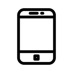 smartphone icon or logo isolated sign symbol vector illustration - high quality black style vector icons
