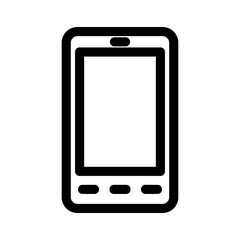 smartphone icon or logo isolated sign symbol vector illustration - high quality black style vector icons
