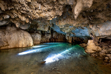 View Inside the beautiful Mo Ga Cave in Vo Nhai district, Thai Nguyen