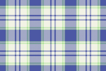 Plaid background, check seamless pattern. Vector fabric texture for textile print, wrapping paper, gift card or wallpaper.