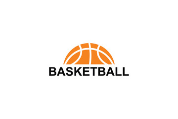 basketball vector illustration logo design