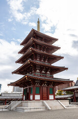 Shitenno-ji temple in Osaka.