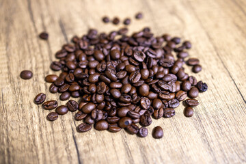 Fototapeta na wymiar 自家焙煎のコーヒー豆