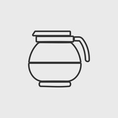 coffee brewer vectior icon illusttation
