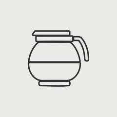 coffee brewer vectior icon illusttation