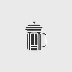 coffee brewer vectior icon illusttation