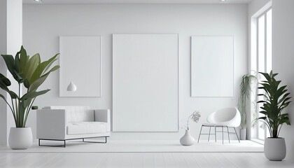 modern room interior design by  generative ai