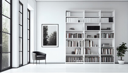 modern room interior design by  generative ai
