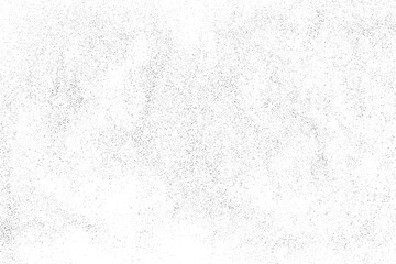 Distressed black texture. Dark grainy texture on white background. Dust overlay textured. Grain noise particles. Rusted white effect. Grunge design elements. Vector illustration, EPS 10.