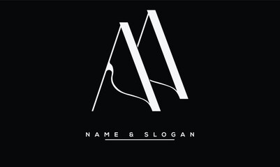 AA  Abstract  Letters  Logo  Monogram
