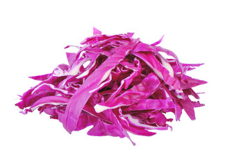 Cabbage sliced on  transparent png