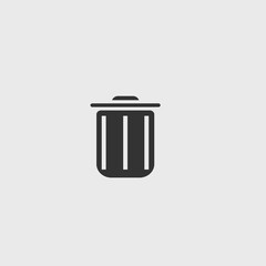 bin vector icon illustration