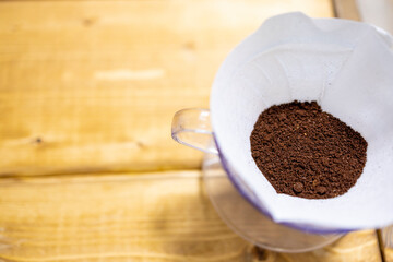 コーヒドリッパーとコーヒー豆