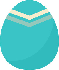 Colorful easter egg for Easter festival design concept.