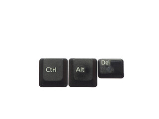 Isolated Ctrl Alt Del key combination. Reset the computer.