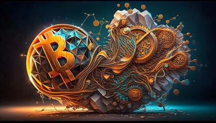 bitcoin art, bitcoin wallpaper