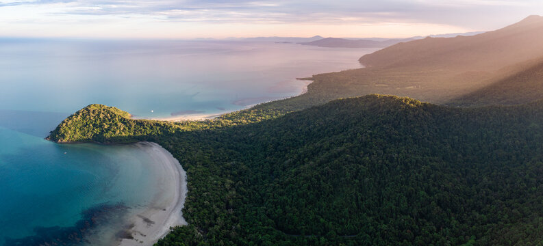 Sunset over Cape Tribulation in the Daintree National Park