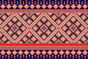 Geometric textile Asia ethnic seamless pattern. Aztec. Asian Thai, Western Asian, Saudi Arabian, Persian, Turkish style. Design for carpet, wallpaper, clothing, fabric, textile, texture, wrapping. 