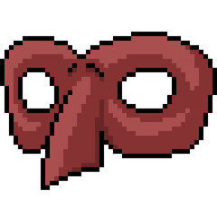 Obraz premium pixel art mystery weird mask