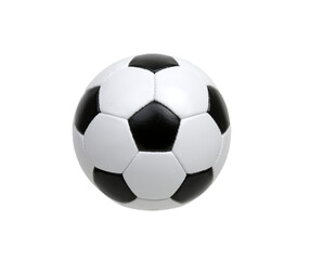 Soccer ball on white