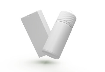 white electric juice bottle with transparent background. suitable for mockups