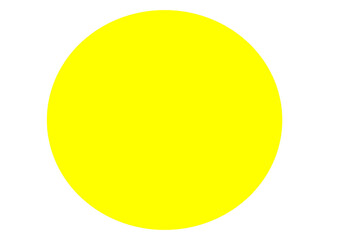 yellow easter egg isolated