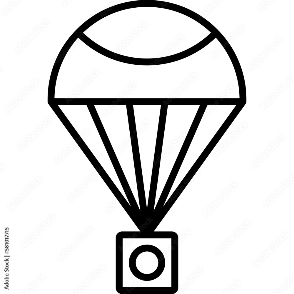 Canvas Prints parachute icon