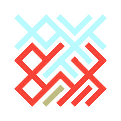 Obraz premium Asemic Glyph writing hieroglyph imitation abstract illustration