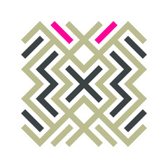 Asemic Glyph writing hieroglyph imitation abstract illustration