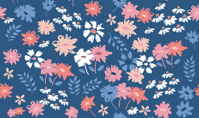 Floral background for textile, swimsuit, pattern covers, surface, wallpaper, gift wrap.	
