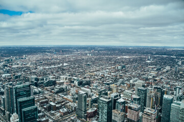 Fototapeta premium Foto del skyline de Toronto, Canadá.
