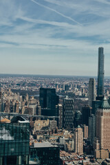 Foto de Central Park desde las alturas en Manhattan, Nueva York, Estados Unidos.