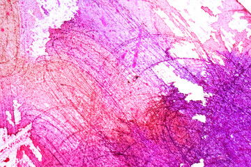 Abstract Watercolor Pink Hand Painted Background - 581024798