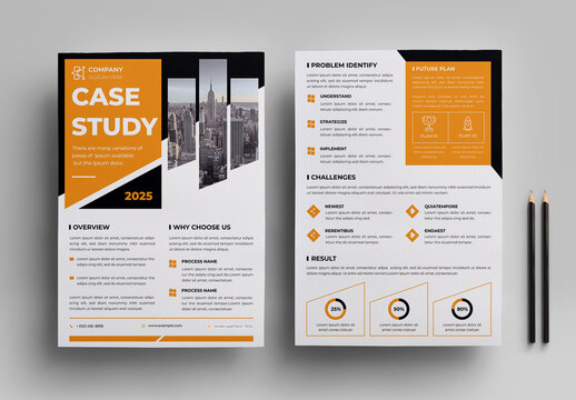 Modern Business Case Study Design Template