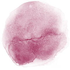 Red Abstract Watercolor Stain