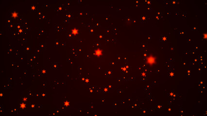 Fototapeta premium Abstract animated background. Animation of a Warm Stars Texture on dark Space. Twinkling starry night sky animation light effect. Beautiful starry night sky. 3D rendering.