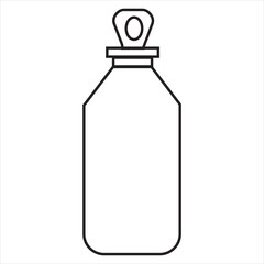 Vector, Image of spray coloring, Black and white, with transparent background