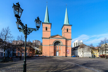 Obraz premium Basilika St. Laurentius in Wuppertal Elberfeld