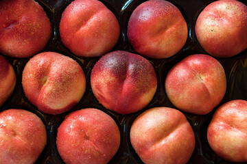 Fresh Peach in the market