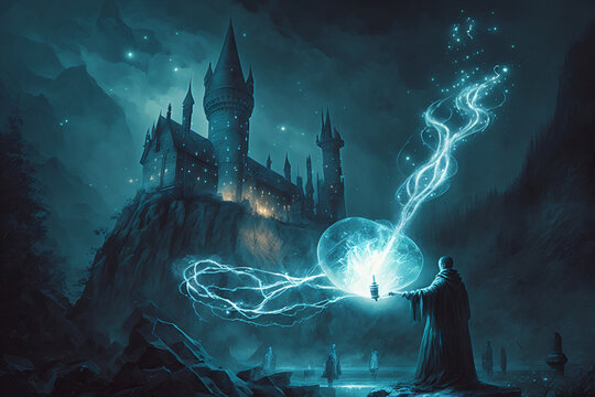 wizarding world, dark magic, castle, power, magic, wand, patronus